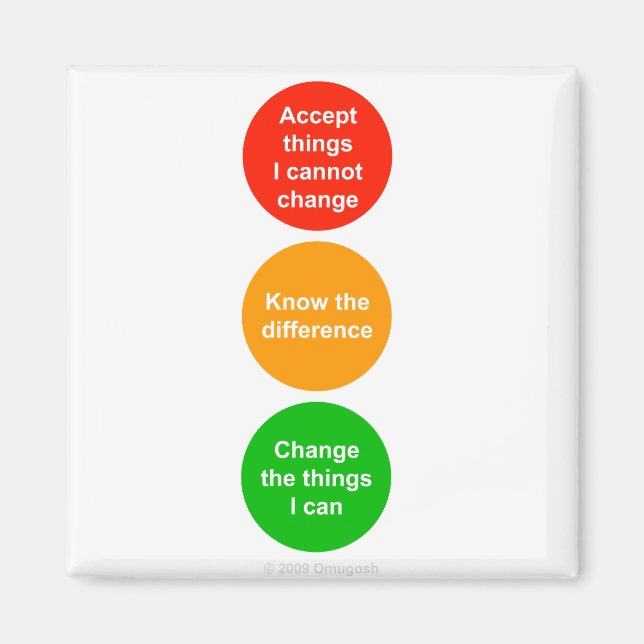 Traffic Lights - Things I can change - Magnet (Front)