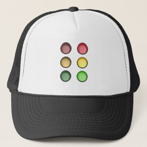 Traffic lights trucker hat