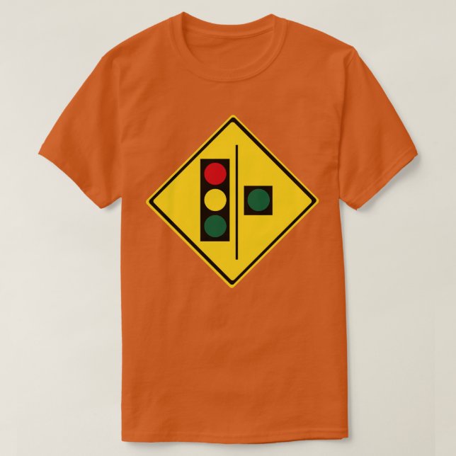 Traffic Lights with Continuous Green T-Shirt (Design Front)