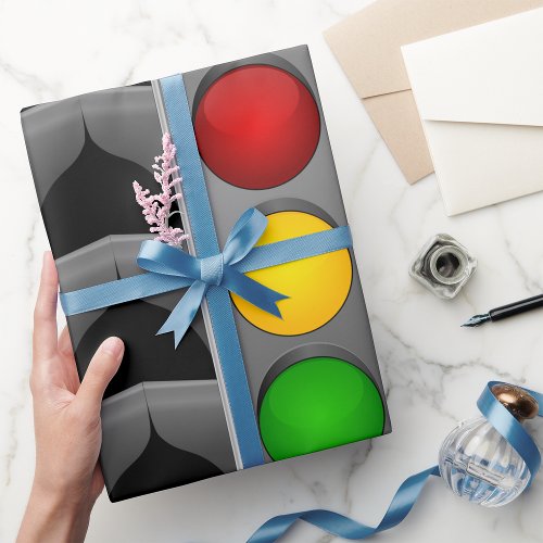 Traffic Lights Wrapping Paper