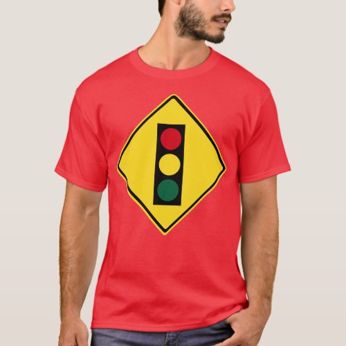 Traffic LightsWarning Sign T_Shirt