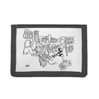 Traffic Management Traffic Lights in a Supermarket Trifold Wallet