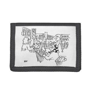 Traffic Management Traffic Lights in a Supermarket Trifold Wallet