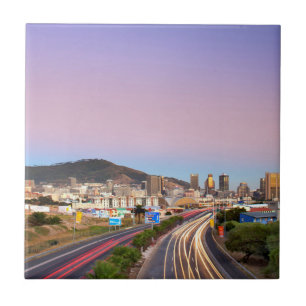 Traffic On Motorway To Cape Town, Western Cape Ceramic Tile