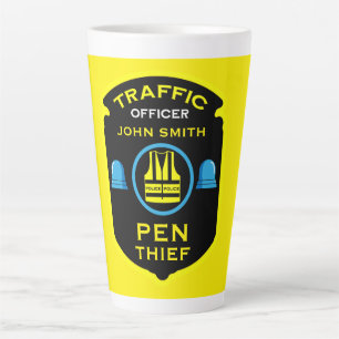 Traffic Police Funny Gift Latte Mug