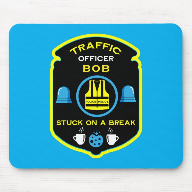  Traffic Police Officer Mouse Pad (Front)