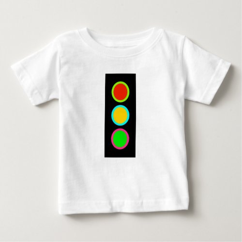 Traffic Signal Stop_Caution_Go Mod Stop Light Fun Baby T_Shirt