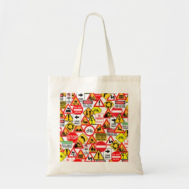 Traffic signs bag - choose style & color (Front)