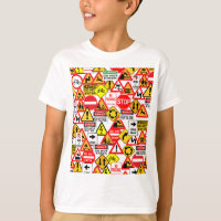 Traffic signs shirt - choose style & color