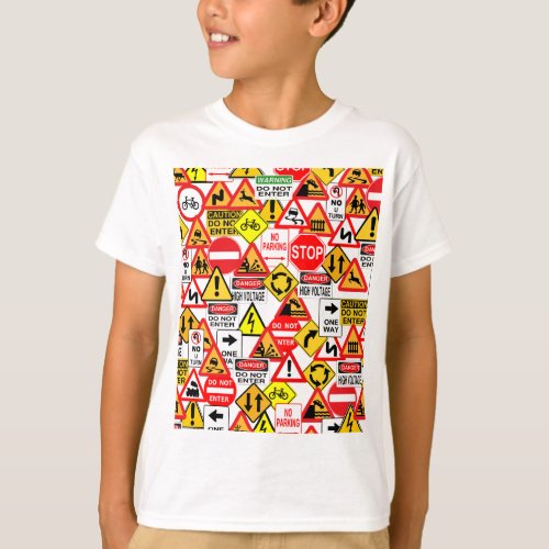 Traffic signs shirt _ choose style  color