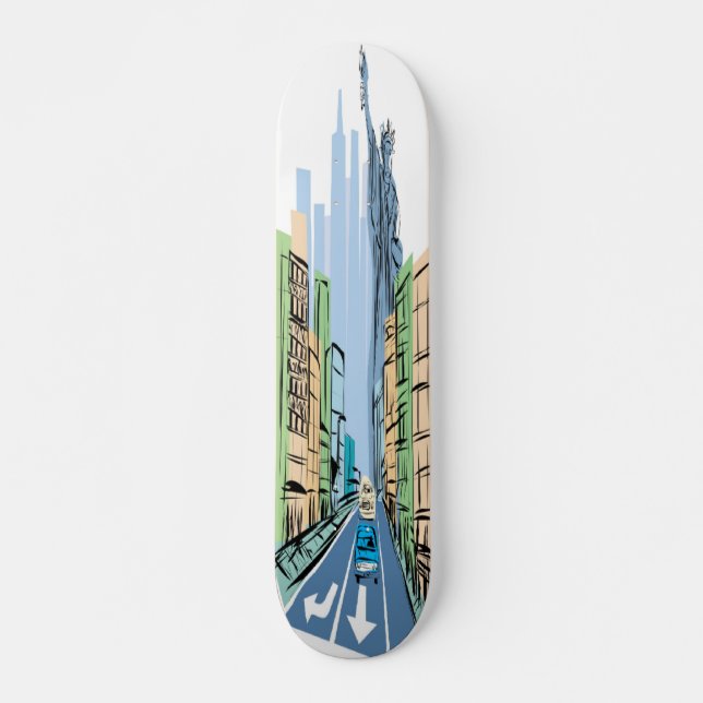 Traffic Skateboard Deck (Front)