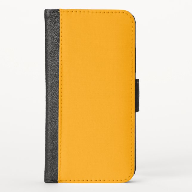 Traffic Yellow Background You Can Customize iPhone Wallet Case (Front)
