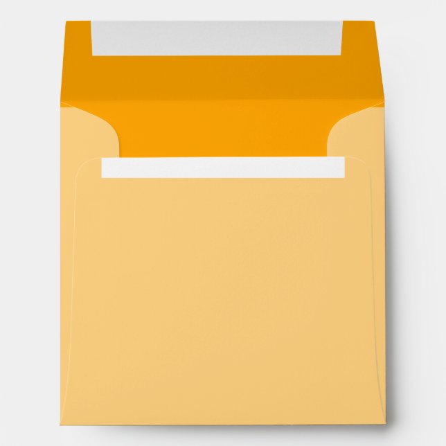Traffic Yellow Decor You Can Customize Envelope (Back (Bottom))