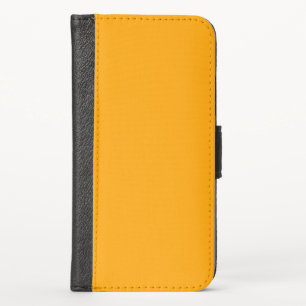 Traffic Yellow Decor You Can Customize iPhone X Wallet Case