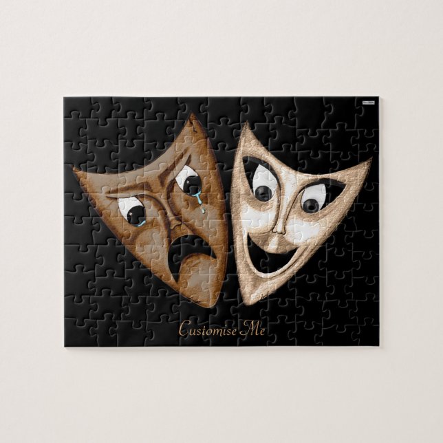 Tragedy & Comedy Jigsaw Puzzle (Horizontal)