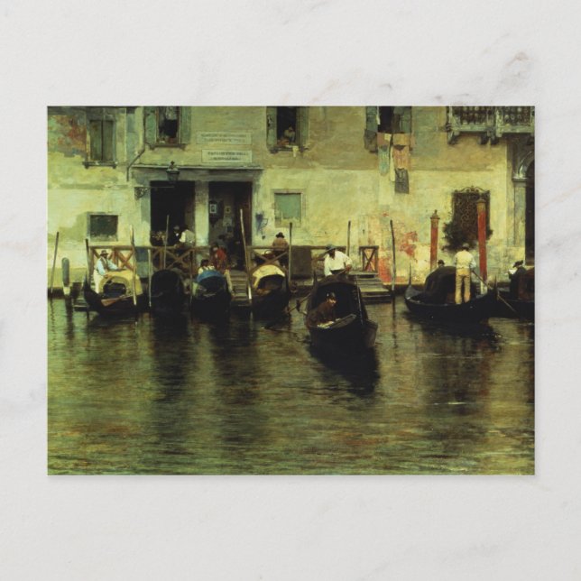 Traghetto della Maddalena, 1887 Postcard (Front)