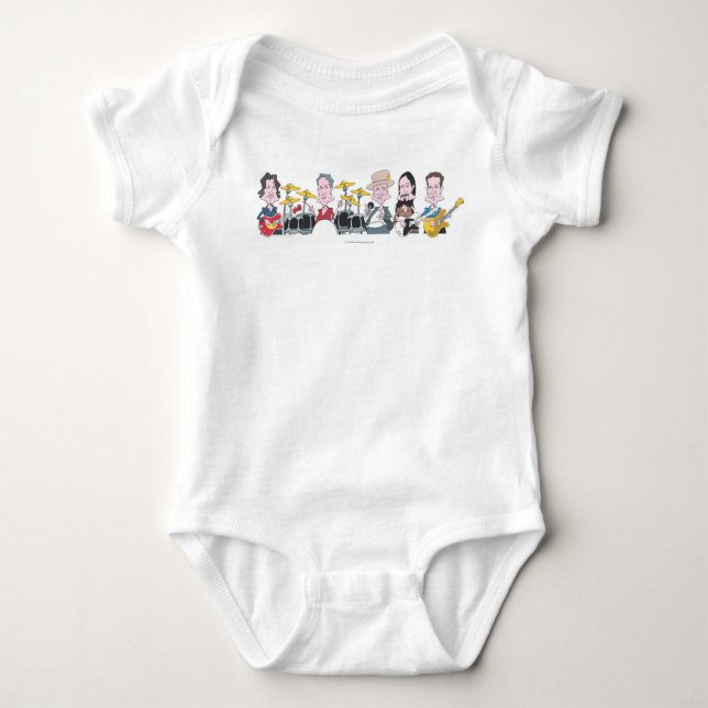 Tragically Hip Baby Bodysuit (Front)