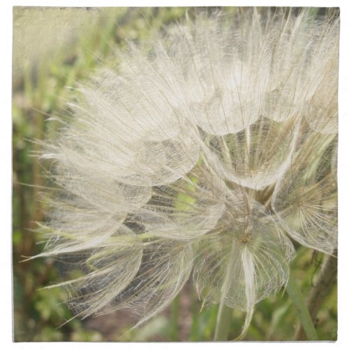 Tragopogon dubius _ Yellow Goats Beard Cloth Napkin