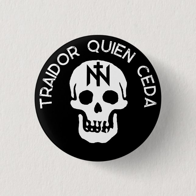 TRAIDOR QUIEN CEDA BUTTON (Front)