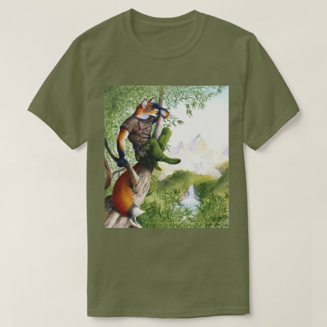 Trail Blazing Fox t-shirt (Design Front)