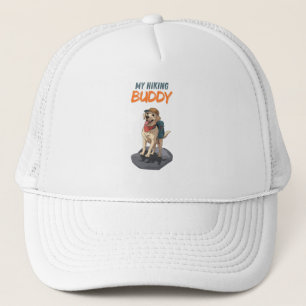Trail Buddy – Hiking Labrador Adventure Trucker Hat