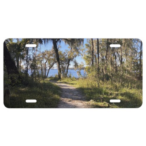 Trail by the River License Plate