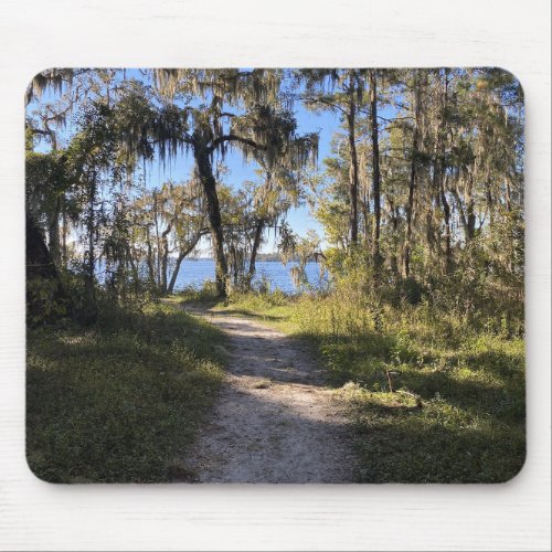Trail by the River Mouse Pad