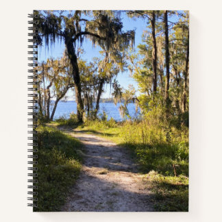 Trail By The River Spiral Notebook