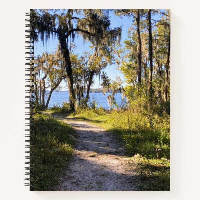 Trail By The River Spiral Notebook (Front)