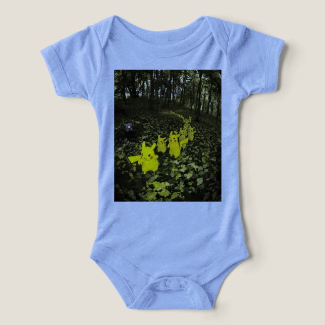 Trail Cam Pikachu Sighting Infant T-shirt (Design Front)