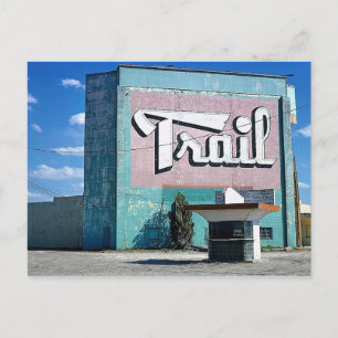 Trail Drive-In Theater, Route 66, Amarillo, Texas Postcard