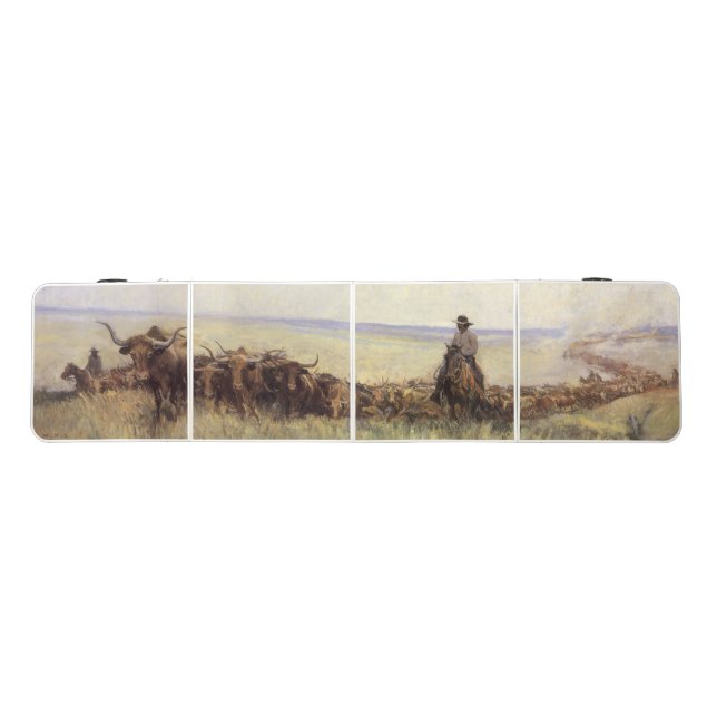 Trail Herd to Wyoming by WHD Koerner Beer Pong Table (Top)