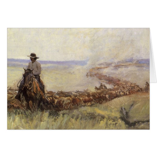 Trail Herd to Wyoming by WHD Koerner Cards (Front Horizontal)