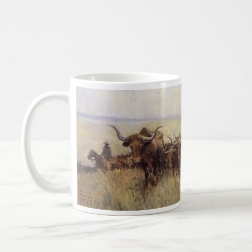 Trail Herd to Wyoming by WHD Koerner Coffee Mug