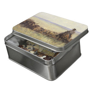 Trail Herd to Wyoming by WHD Koerner Jigsaw Puzzle