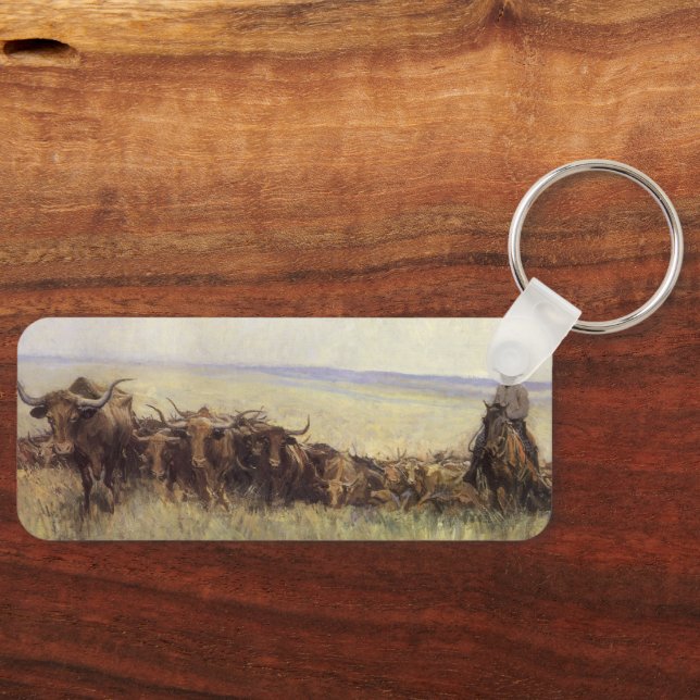 Trail Herd to Wyoming by WHD Koerner Keychain (Front)
