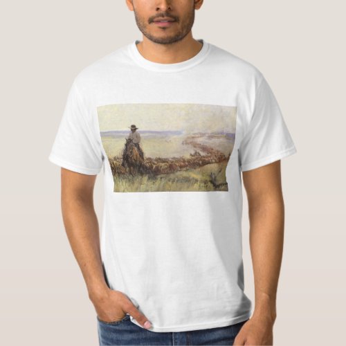 Trail Herd to Wyoming by WHD Koerner T_Shirt