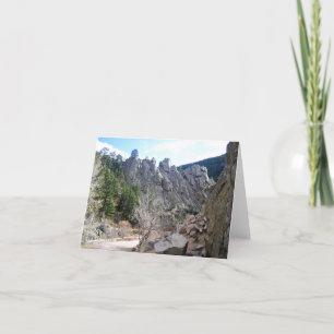 Trail in Jefferson County, Colorado Letterpress Thank You Card