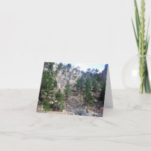 Trail in Jefferson County, Colorado Letterpress Thank You Card