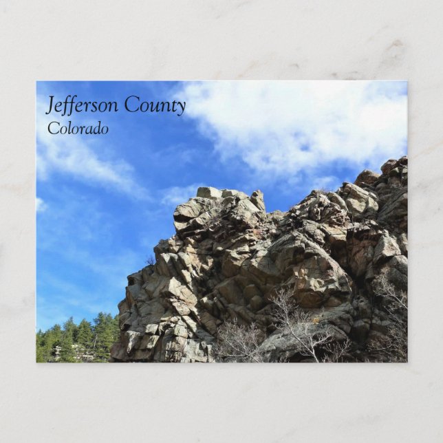 Trail in Jefferson County, Colorado Postcard (Front)