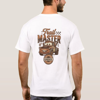 Trail Master Vintage Garage Retro Tow Truck Graphi T-Shirt