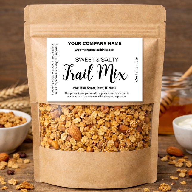 Trail Mix Customizable Homemade Label Gran_03b (Creator Uploaded)