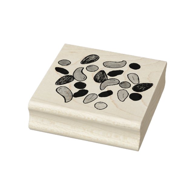 Trail Mix Snack Food Nuts Candy Camp Camping Stamp (Stamp)