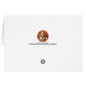 Trail Monkey Blank Cards (Back Horizontal)