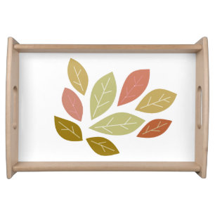 Trail of Leaves Serving Tray