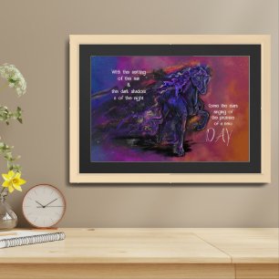 Trail of Stars Horse Framed Art