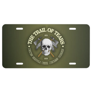 Trail Of Tears 2 License Plate