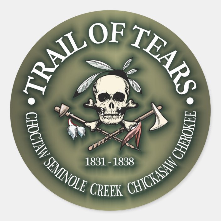 trail-of-tears-classic-round-sticker-zazzle