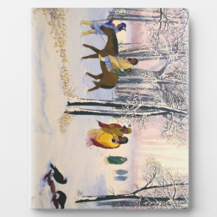 Trail of Tears Fine Art 8x10 With Easel Plaque