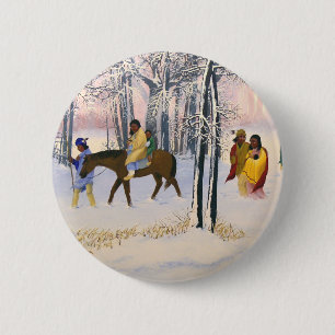 Trail of Tears Fine Art custom buttons. Pinback Button